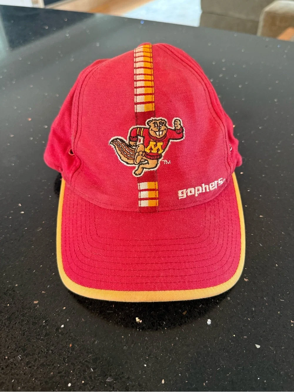 Retro University of Minnesota Golden Gophers Red Baseball Hat